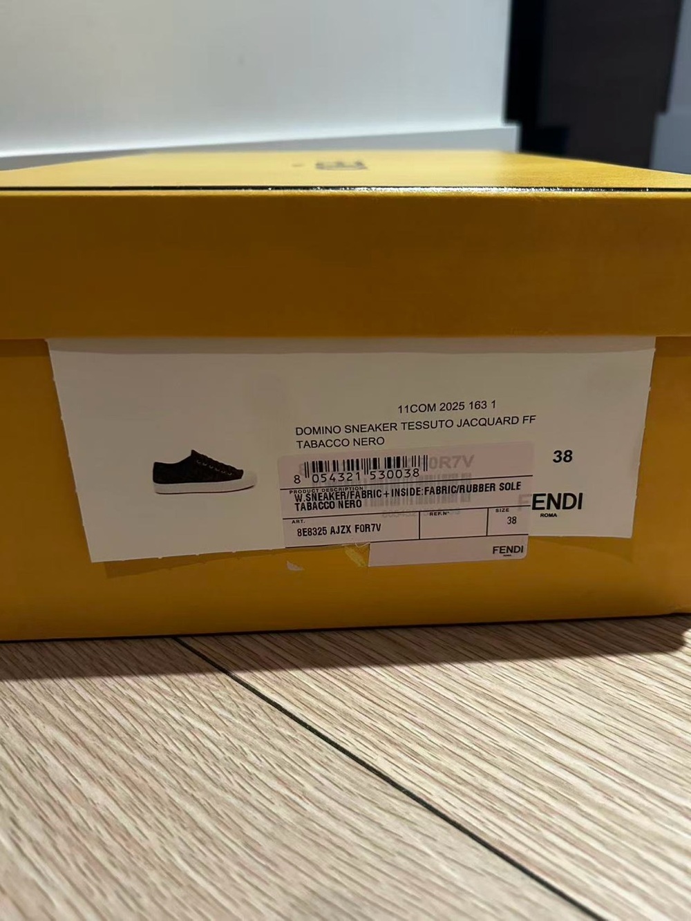 Fendi Domino Sneaker - Black